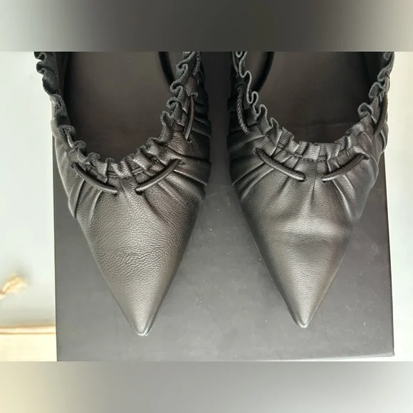 Tibi New in Box Sergei Flat in Black, size 37 - Picture 9 of 16